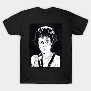 ELLEN RIPLEY - Aliens (Black and White) T-Shirt